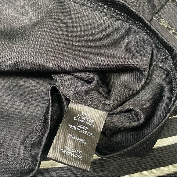 Torrid Black Sheer Ruffle A-Line Mini Skirt W/ Elastic Waist Women's Size Large - Picture 10 of 10